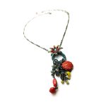Mariana Necklace Pendant Intricate Flower Shapes & Charms Crystal Swarovski My Treasures Coll.