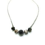 Mariana Pendant Necklace Beautiful Black Diamond & Champagne Austrian Crystals Luxury Nirvana Coll. - Image 3