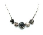 Mariana Pendant Necklace Beautiful Black Diamond & Champagne Austrian Crystals Luxury Nirvana Coll. - Image 2