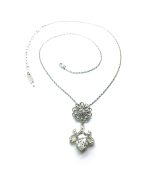 Marian Necklace Pendant Boho Chandelier Clear Austrian Crystals On A Clear Day Sweet Summer Coll.