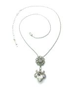 Marian Necklace Pendant Boho Chandelier Clear Austrian Crystals On A Clear Day Sweet Summer Coll. - Image 3