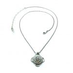 Mariana Necklace Pendant Exquisite White Opal, Clear & AB Crystal Swarovski On A Clear Day Sweet Summer Coll.