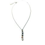 Mariana Necklace Pendant Alluring Multi Tier Jet, Black Diamond & Champagne Austrian Crystals Luxury Nirvana Coll. - Image 2