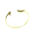 Mariana Bracelet Exquisite Bangle with Oval Riverstone Mineral My Treasures Coll. - Image 3