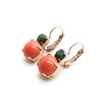 Earrings By Mariana Woman Simply Elegant Sunset Peach and Ruby Zoisite Minerals - Image 2