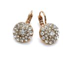 Earrings By Mariana Woman Brilliant Round Beaded Clear Swarovski Crystals - Image 2