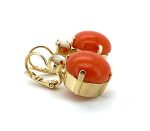 Earrings By Mariana Woman Adorable Sunset Peach and Shell White Mop Minerals - Image 2