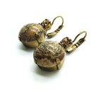 Earrings By Mariana Exquisite Woman Jasper Mineral and Topaz Swarovski Crystals - Image 2