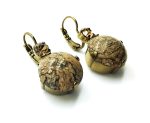 Earrings By Mariana Exquisite Woman Jasper Mineral and Topaz Swarovski Crystals - Image 3