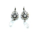 Earrings By Mariana Woman Detailed Boho Clear and White Opal Swarovski Crystals - Image 2