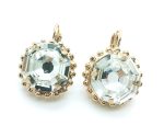 Earrings By Mariana Woman Precious Floral Octagon Shape Clear Swarovski Crystals