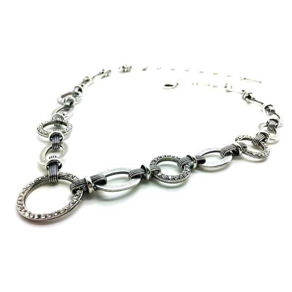 Mariana Necklace Simply Elegant Chain Beaded Clear Crystal Swarovski On A Clear Day Africa Coll.