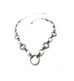 Mariana Necklace Simply Elegant Chain Beaded Clear Crystal Swarovski On A Clear Day Africa Coll. - Image 3