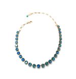 Mariana Necklace Beautiful Light Sapphire Rhinestone Austrian Crystals My Treasures Coll. - Image 3