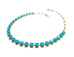 Mariana Necklace Charming Caribbean Blue Opal Rhinestone My Treasures Coll. - Image 2