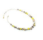 Necklace By Mariana Woman Butterfly Beaded Pearl Mineral and Light Sapphire Swarovski Crystals - Image 2
