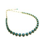 Mariana Necklace Adorable Royal Green Crystal Swarovski My Treasures Coll.