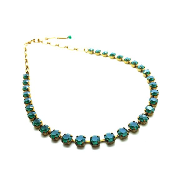 Mariana Necklace Adorable Royal Green Crystal Swarovski My Treasures Coll.