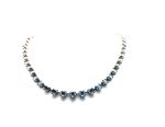 Mariana Necklace Alluring Dark Grey Crystal Austrian My Treasures Coll.