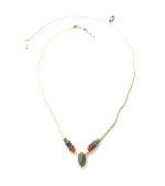 Mariana Necklace Beautiful Pearl & Labradorite Minerals My Treasures Coll. - Image 3