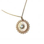 Mariana Necklace Pendant Symbolic Star of David with Clear Austrian Crystal On A Clear Day Africa Coll. - Image 3