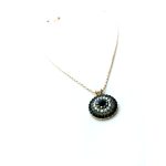 Mariana Necklace Pendant Sophisticated Round Beaded Jet, Black Diamond & AB Austrian Crystals Tuxedo Dancing the Night Away Coll. - Image 3