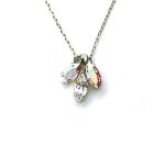 Mariana Pendant Necklace Marquise Shape Swarovski Crystal Rhodium Plated On A Clear Day Inspiration Coll. - Image 3