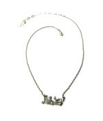 Necklace Pendant By Mariana Woman Finely Detailed Lovebird Branch Rhodium Plated - Image 3