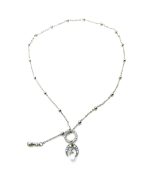 Mariana Necklace Pendant Beautiful Round, Crescent  & Charms Clear & AB Swarovski Crystals On A Clear Day Sweet Summer Coll. - Image 3