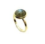 Mariana Ring Gorgeous Faceted Labradorite Mineral My Treasures Coll. - Image 2