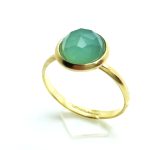 Mariana Ring Charming Faceted Blue Quartz Mineral My Treasures Coll. - Image 3