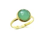 Mariana Ring Charming Faceted Blue Quartz Mineral My Treasures Coll. - Image 2