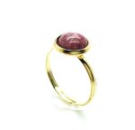 Mariana Ring Glamorous Round Rhodonite Mineral My Treasures Coll. - Image 3