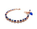 Bracelet By Mariana Songbook Coll. Gorgeous Pink & Blues Austrian Crystals - Image 3