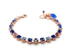 Bracelet By Mariana Songbook Coll. Gorgeous Pink & Blues Austrian Crystals - Image 2