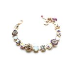 Mariana Bracelet Fab Earthy & Purple Austrian Crystals Songbook Coll. - Image 2