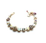 Mariana Bracelet Fab Earthy & Purple Austrian Crystals Songbook Coll.