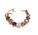 Mariana Bracelet Elegant Floral Multi Color Swarovski Crystals My Treasures Coll. - Image 2
