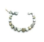 Mariana Bracelet Flower Shape Pearl, Clear, Champagne & Opal Austrian Crystals My Treasures Coll. - Image 2