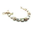 Mariana Bracelet Elegant Floral Pearls & Whites Austrian Crystals Inspiration Coll. - Image 2