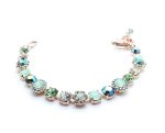 Mariana Bracelet Floral Glitzy AB & Clear Austrian Crystals My Treasures Coll.