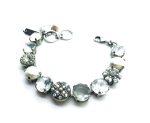 Mariana Bracelet Lovely Pearl Mineral, Clear & AB Austrian Crystal Sweet Summer Coll. - Image 2