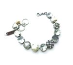 Mariana Bracelet Lovely Pearl Mineral, Clear & AB Austrian Crystal Sweet Summer Coll. - Image 3