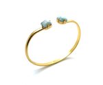 Mariana Bracelet Charming Bangle Howlite Chinese Turquoise Mineral My Treasures Coll.