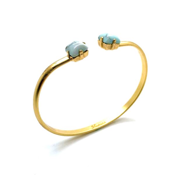 Mariana Bracelet Charming Bangle Howlite Chinese Turquoise Mineral My Treasures Coll.