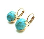 Earrings By Mariana Woman Charming Oval Turquoise Swarovski Crystals - Image 3