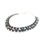 Mariana Necklace My Treasures Coll. Sophisticated Black Diamond, Jet & Jet Hematite Austrian Crystals