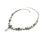 Mariana Necklace Floral AB, Opal & Clear Crystal Swarovski and Mother of Simulated Pearl On A Clear Day Nostalgia Coll. - Image 2