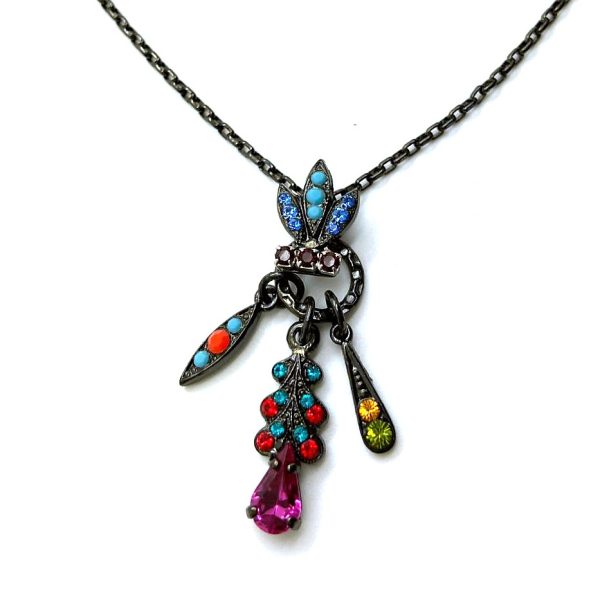 Mariana Necklace Pendant Fashionable Multi Color Swarovski Crystals Nirvana Coll.