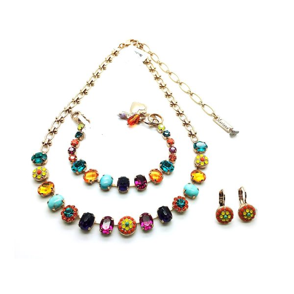 Mariana Jewelry Set Bundle Earrings Studs Necklace & Bracelet Masai Africa Coll.